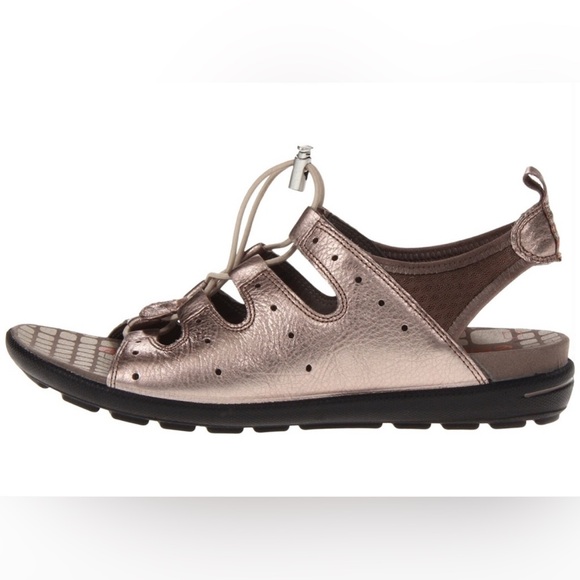 Perfect like new ECCO jab toggle moon rock sandal dress casual 42 11/11.5 - Picture 2 of 8